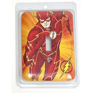 OPEN ROAD Justice League 3.5"x5" FLASH Single LIGHT SWITCH PLATE Cover NIP NEW